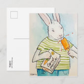 Lick Hare briefkaart (Voorkant / Achterkant)