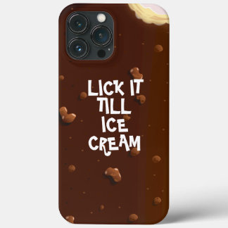 Lick it tot Ice Cream 4 Pastel Colour iPhone Case