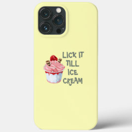 Lick it tot Ice Cream 7 Pastel Colour iPhone Case