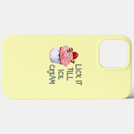 Lick it tot Ice Cream 7 Pastel Colour iPhone Case (Achterkant (horizontaal))