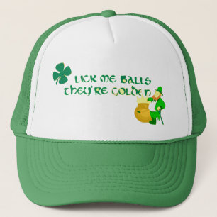 Lick me Balls Ze zijn Golden Trucker Pet