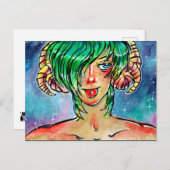 Lick me briefkaart (Voorkant / Achterkant)