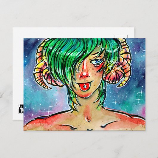 Lick me briefkaart (Voorkant / Achterkant)