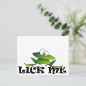 Lick me briefkaart (Staand voorkant)