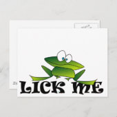 Lick me briefkaart (Voorkant / Achterkant)