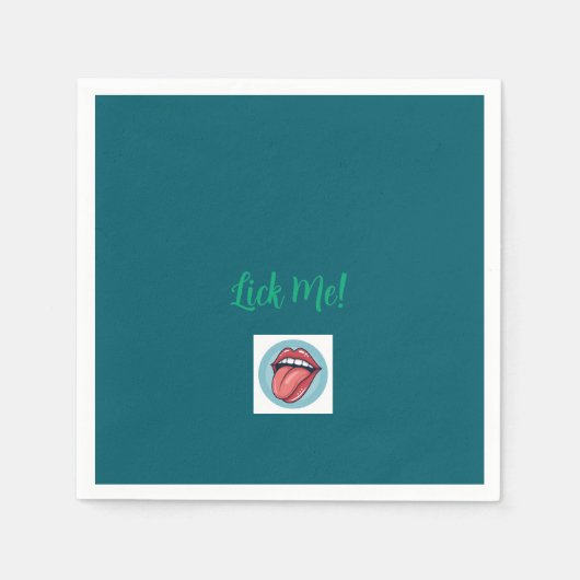 Lick Me Napkins Servet (Voorkant)
