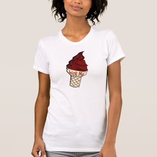 Lick me t-shirt (Voorkant)