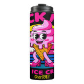 Lick Me Till Ice Cream beroemd gemaakt door Funny  Thermosbeker (Voorkant)