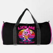 Lick Me Till Ice Cream" - Funny Cartoon Plunjezak (Achterkant)