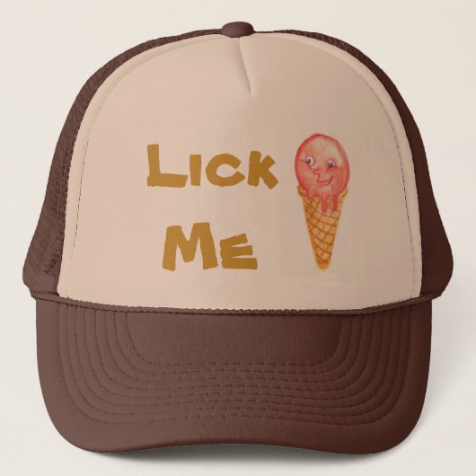 Lick me trucker pet (Voorkant)