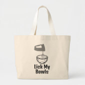 Lick My Bowls Canvas tas (Voorkant)