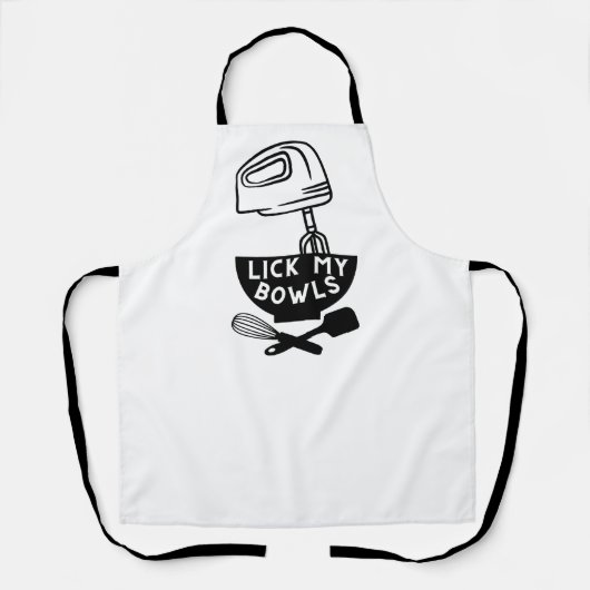 Lick My Bowls Schort (Voorkant)