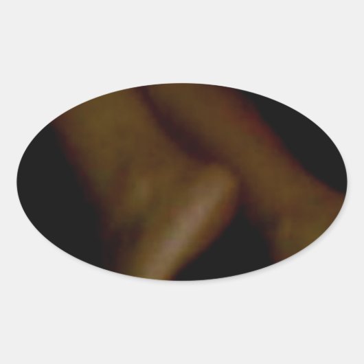 LICK MY FEET OVALE STICKER (Voorkant)