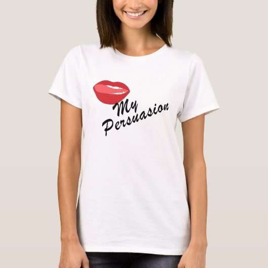 Lick my Persuasion Dames T Shirt (Voorkant)