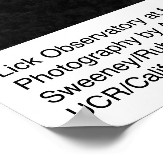 Lick Observatory in Mount Hamilton door Ansel Adam Poster (Hoek)