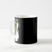 Lick Smoke Weed Leaf Pattern Pot Gift Koffiemok (Voorkant links)