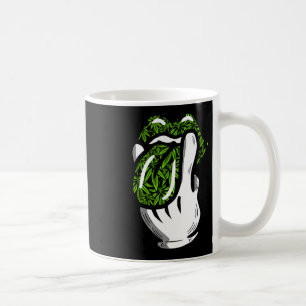 Lick Smoke Weed Leaf Pattern Pot Gift Koffiemok