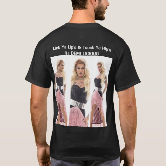Lick Ya Lip's & Touch Ya Hip's T-shirt (Achterkant)