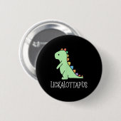 Lickalottapus Grappig Lesbische LGBTQ Pride, Grapp Ronde Button 5,7 Cm (Voorkant /achterkant)