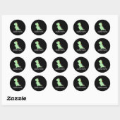 Lickalottapus Grappig Lesbische LGBTQ Pride, Grapp Ronde Sticker (Vel)