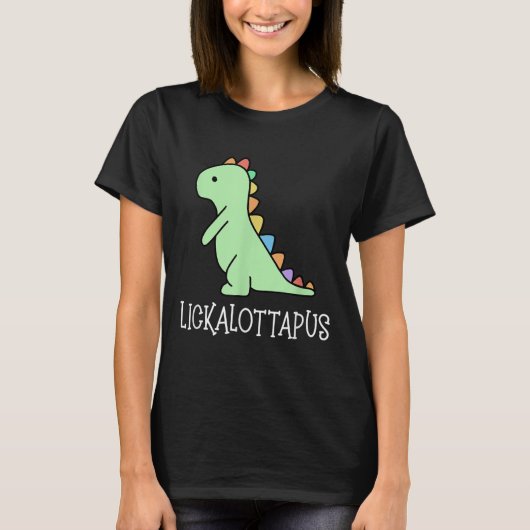 Lickalottapus Grappig Lesbische LGBTQ Pride, Grapp T-shirt (Voorkant)