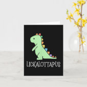 Lickalottapus Grappige Lesbische Lgbtq Pride, Grap Kaart (Gele Bloem)