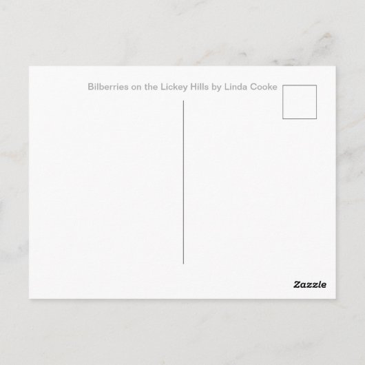 Lickey Hills Briefkaart (Achterkant)