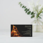 Licking Flames Company Visitekaartje (Staand voorkant)