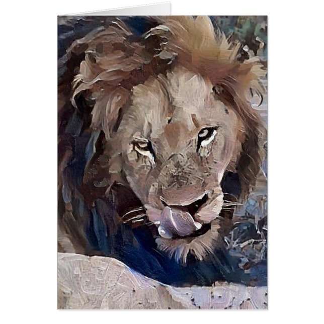 Licking Lion (Voorkant)