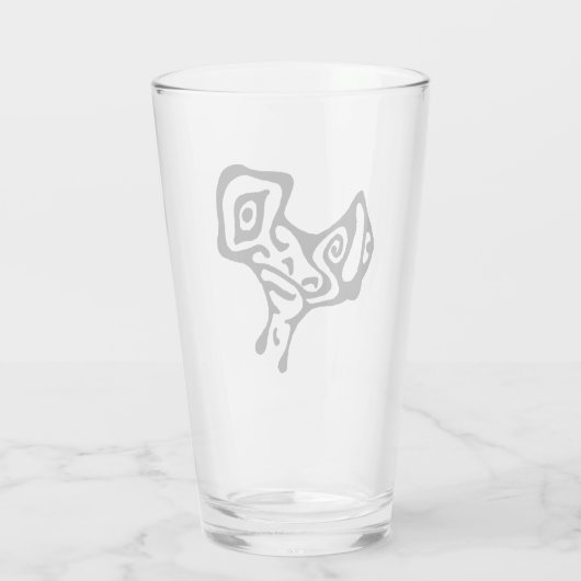 Lickity Lizard Lick Glas (Achterkant)