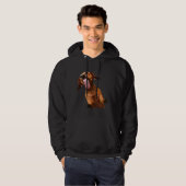 Licky Dachshund Hoodie (Voorkant volledig)