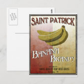 licor de Banana Briefkaart (Voorkant / Achterkant)