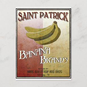 licor de Banana Briefkaart