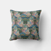 Licorice allsorts 3D collage in suede Kussen (Achterkant)