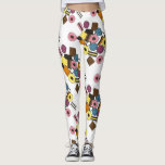 Licorice Allsorts All Sorts Snoep Snoepjes Foodie Leggings<br><div class="desc">De leggings kenmerken een originele tellerillustratie van een heerlijk handvol zoethoudende snoepjes. Geweldig voor je favoriete foodie!</div>