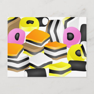 Licorice Allsorts Briefkaart