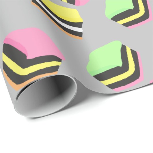 Licorice Allsorts Cadeaupapier (Rol Hoek)