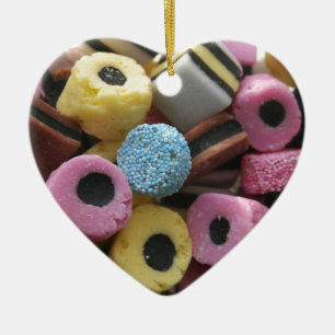 Licorice Allsorts Keramisch Ornament