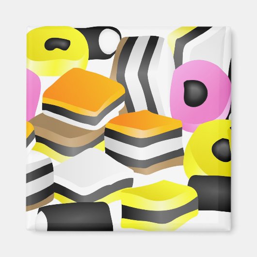 Licorice Allsorts Magneet (Voorkant)