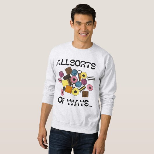 Licorice Allsorts of Ways Snoep Sweatshirt (Voorkant volledig)