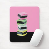 Licorice Allsorts roze Mousepad Muismat (Met muis)
