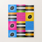 Licorice Allsorts Snoep Pixels Legpuzzel (Verticaal)