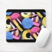 licorice_bits_snoep muismat (Met muis)