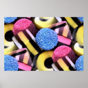 licorice_bits_snoep poster