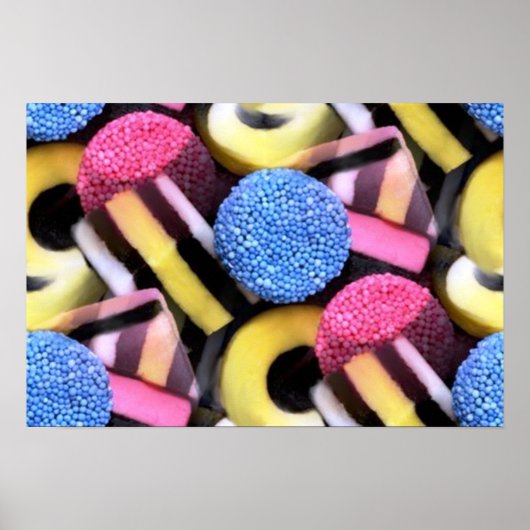 licorice_bits_snoep poster (Voorkant)