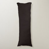 Licorice Black Body Pillow Lichaamskussen (Voorkant Verticaal)