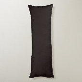 Licorice Black Body Pillow Lichaamskussen (Achterkant (Verticaal))