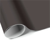 Licorice Black Glossy Wrapping Paper Cadeaupapier (Rol Hoek)