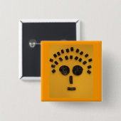Licorice Face Button (Voorkant /achterkant)
