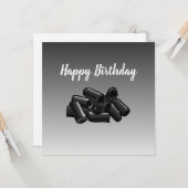 Licorice Flat Greeting Birthday Kaart (Voorkant / Achterkant in situ)